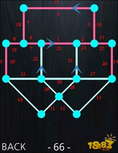 一笔画图片攻略大全之66-70(66.67.68.69.70)