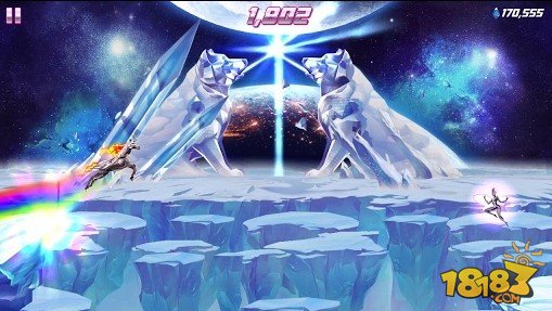 梦幻般的跑酷游戏《彩虹独角兽2》